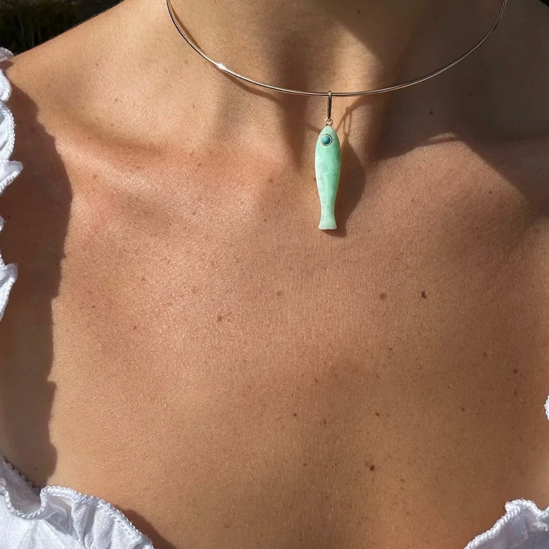 Fortuna Chrysoprase Charm alternate view