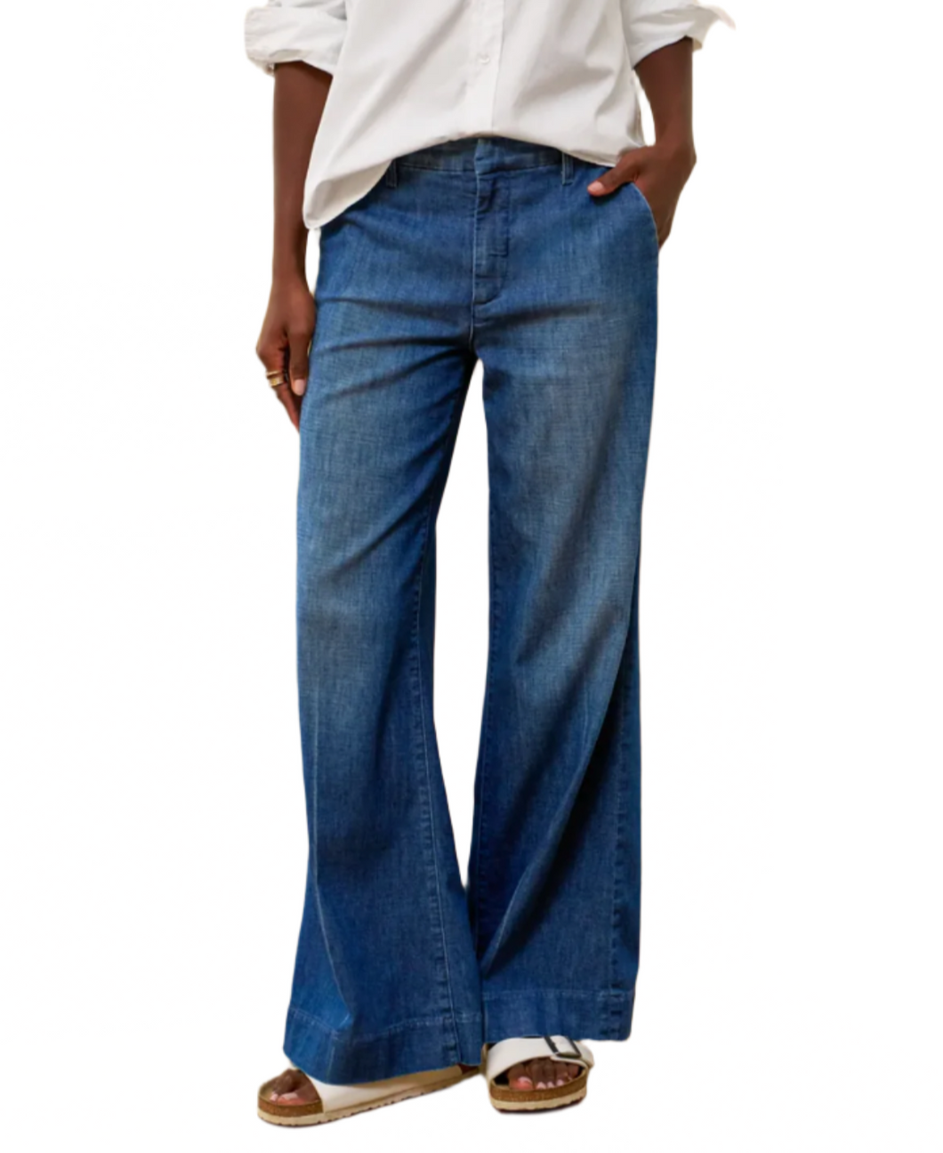 West Village The Italian Wide Leg Chino