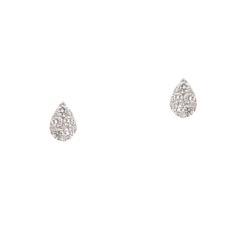 Illusion Teardrop Studs