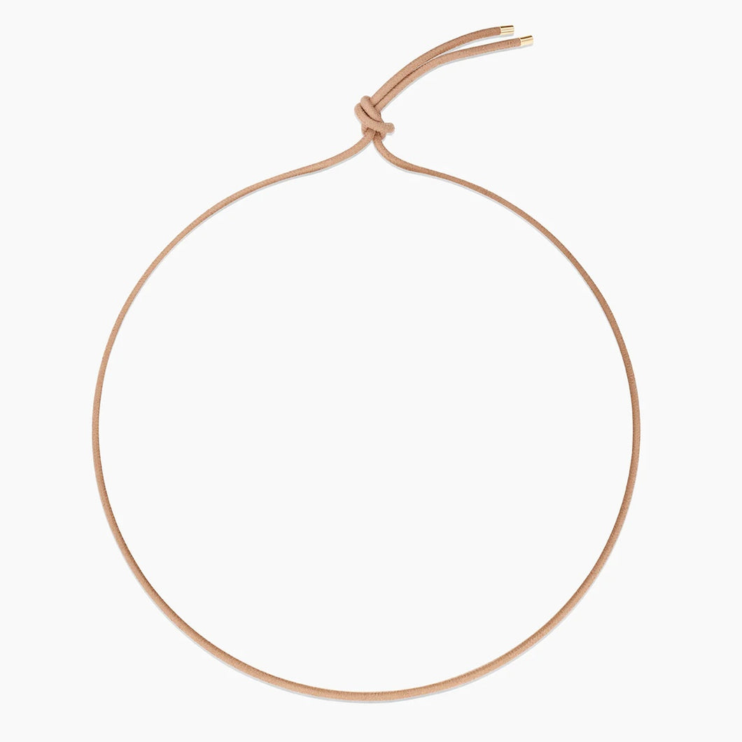 Rya Sand Leather Cord Necklace