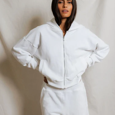 Sean Dry French Terry Long Sleeve Zip Up — Pink Lagoon Boutique, Solana Beach