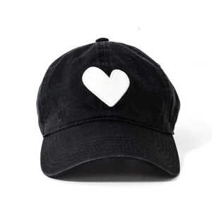 Baseball Hat Heart Patch