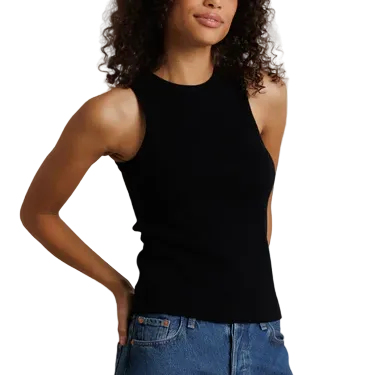 Daphne Structured Rib High Neck Tank