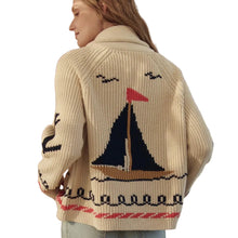 Load image into Gallery viewer, The Sailboat Lodge Cardigan
