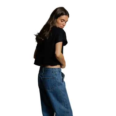 Tabitha Linen 1/4 Button Down Collared Tee alternate view