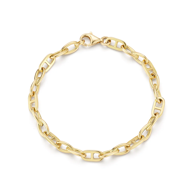 Mariner Twist Link Chain Bracelet