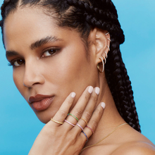 Load image into Gallery viewer, 14K Essential Diamond Hoops
