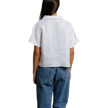 Load image into Gallery viewer, Tabitha Linen 1/4 Button Down Collared Tee
