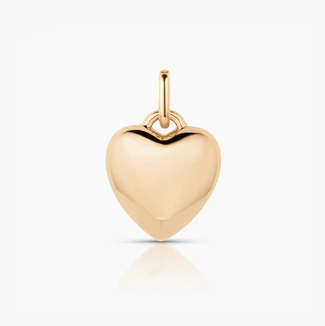 Aurelie Puffy Heart Clip Charm