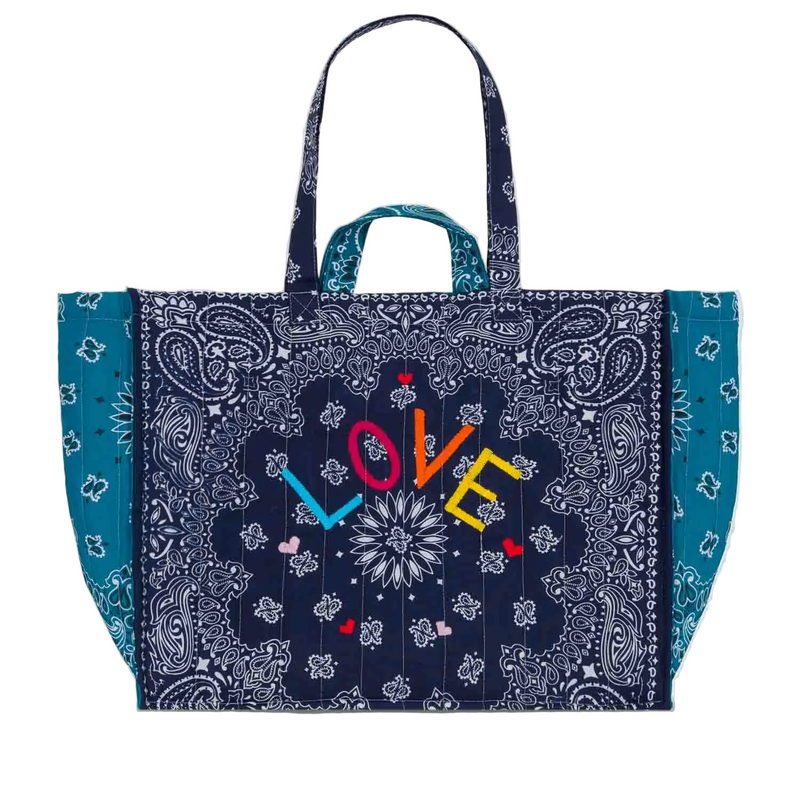 Maxi Cabas Matelasse - Love alternate view
