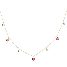 Load image into Gallery viewer, 18K YG Miniflower Choker
