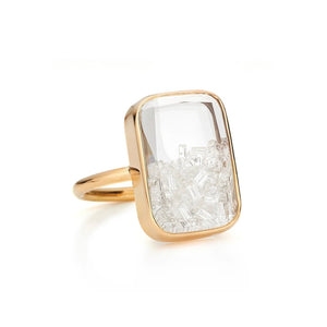 Ten Fourteen Diamond Shaker Ring