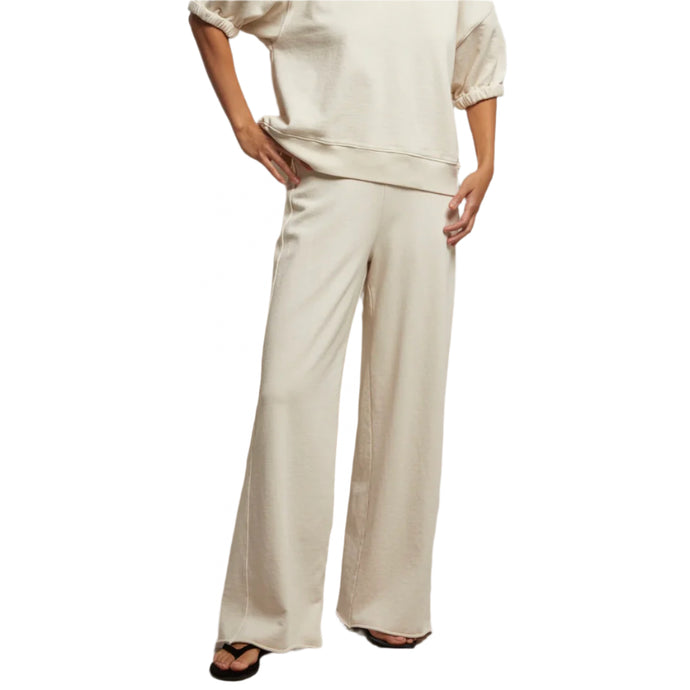 Perfect White Tee Amber French Terry Wide Leg Pant
