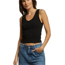 Load image into Gallery viewer, Perfect White Tee Blondie Tank Black
