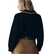 Load image into Gallery viewer, The Crochet Collar Pullover
