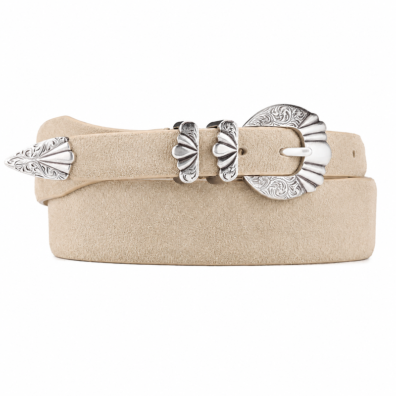 Versailles Silver Beige Suede
