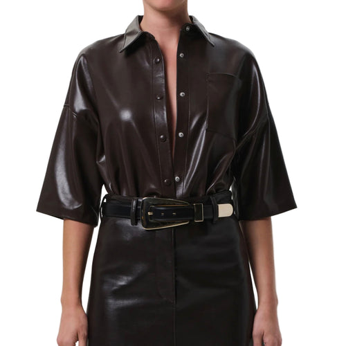 Frances Cropped CapeButton Up