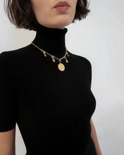 Load image into Gallery viewer, 18K YG Compass Large Diamond Coin Charm
