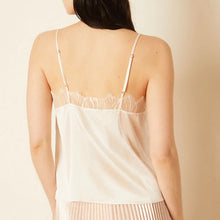 Load image into Gallery viewer, Gia Ivory Lace Trim Tank
