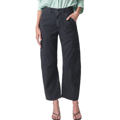 Citizens of Humanity Marcelle Low Slung Cargo In Sateen