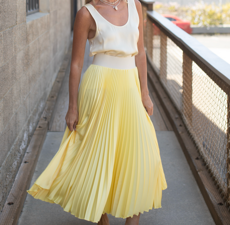 Classic Satin Skirt