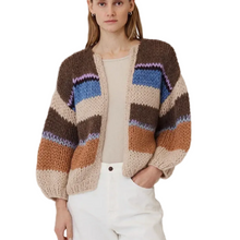 Load image into Gallery viewer, Chunky Alcapa Stripes Bomber Cardigan
