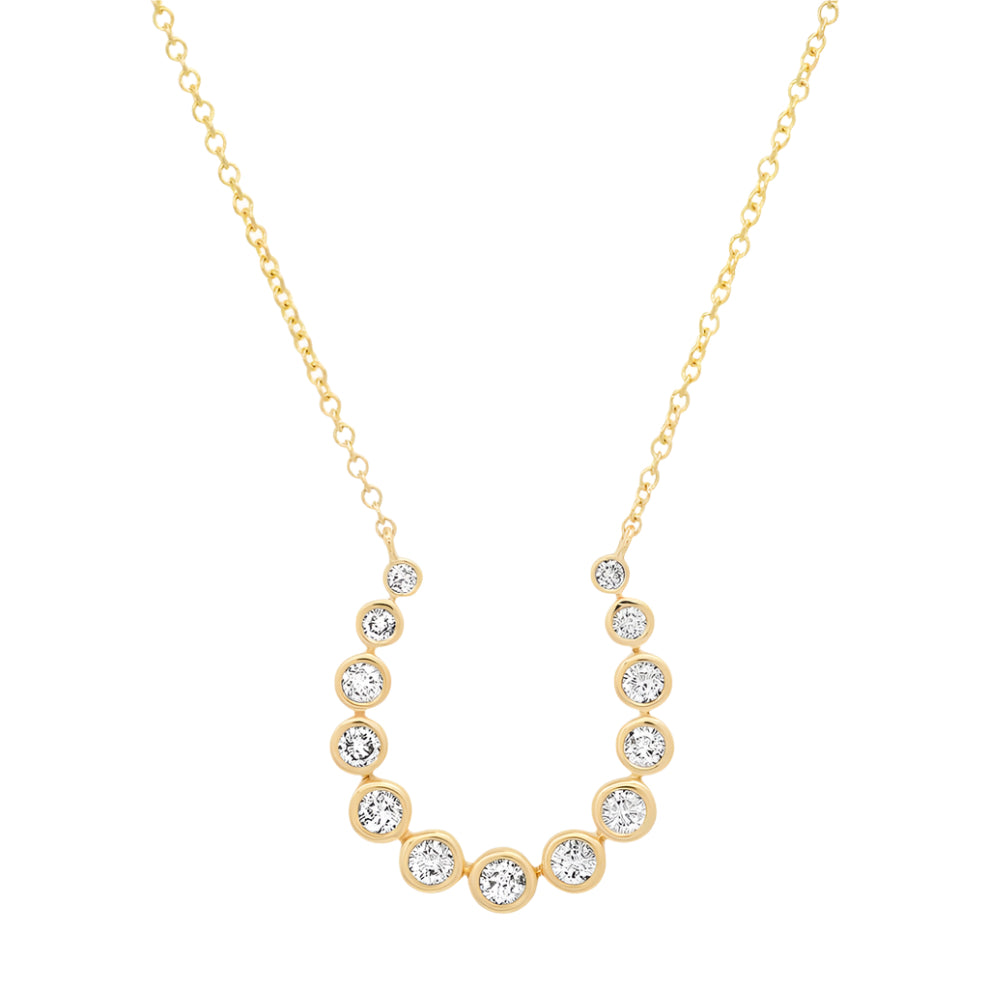 Diamond Horseshoe Necklace