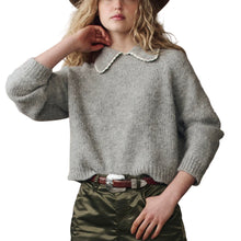 Load image into Gallery viewer, The Crochet Collar Pullover
