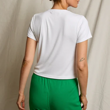 Load image into Gallery viewer, Fitz Viscose Rib Crewneck Tee
