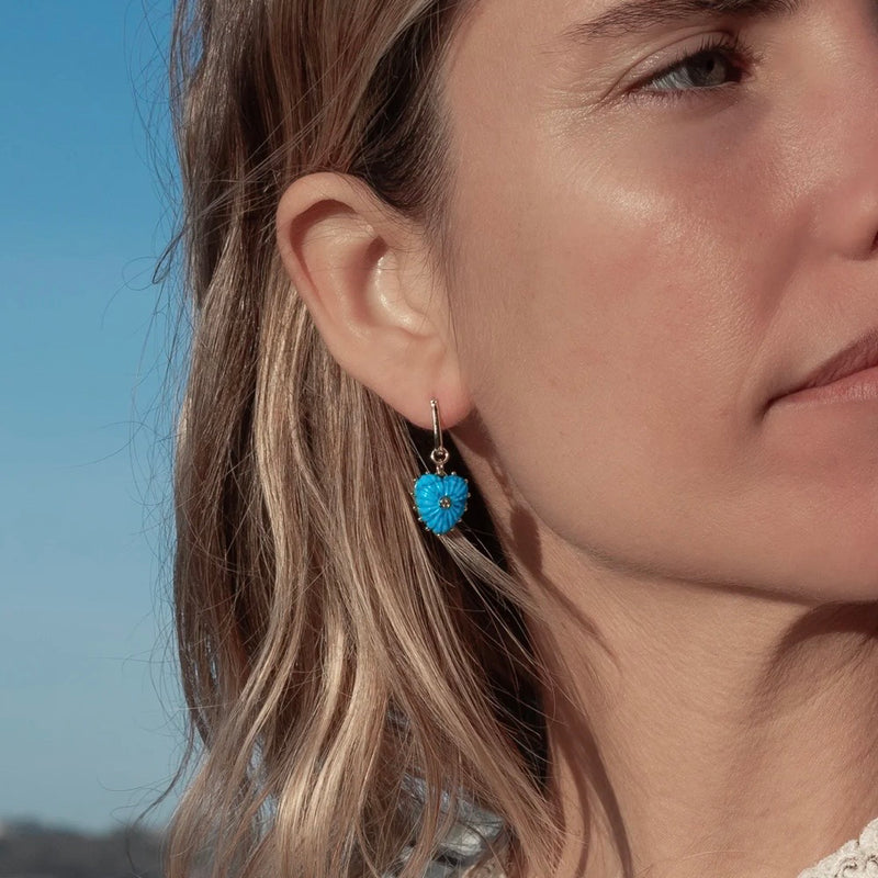 Isabel Howlite Earrings alternate view