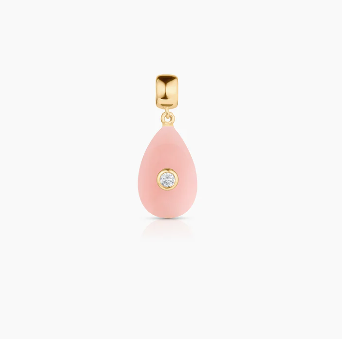 Bardot Pink Jade Bail Charm