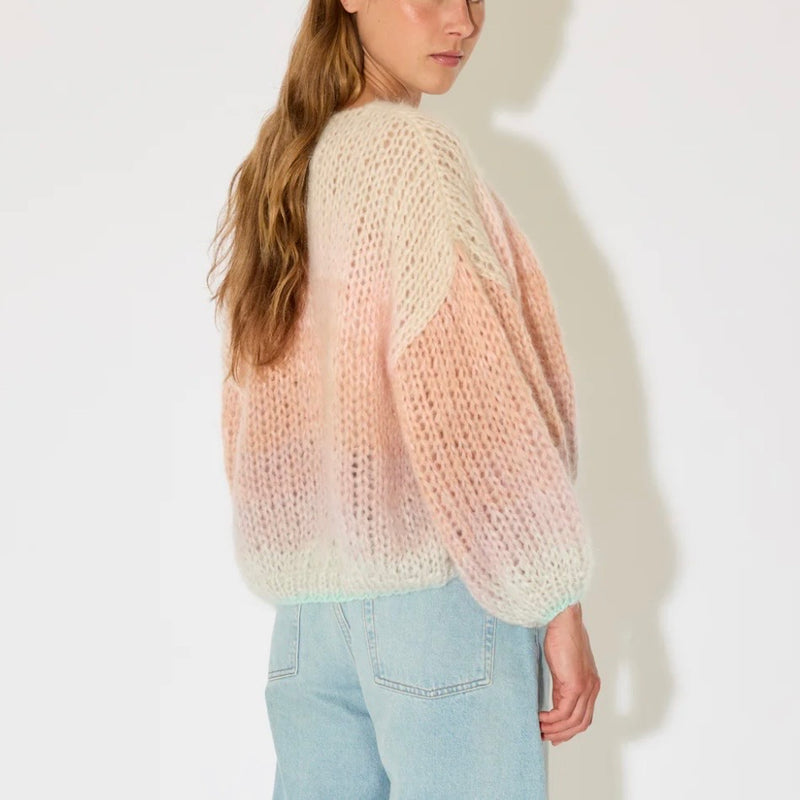 Mohair Bomber Cardigan Ombre alternate view