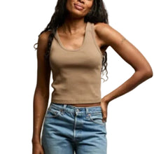 Load image into Gallery viewer, Blondie Structured Rib Bra Friendly Tank
