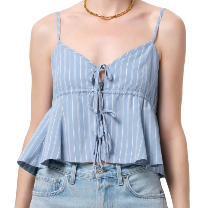 Larissa tie front cami