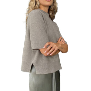 Renee Mockneck Brushed Cashmere