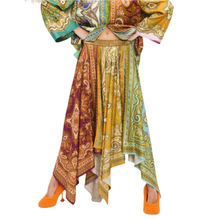 Load image into Gallery viewer, Clemenza Spliced Scarf Skirt
