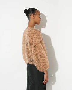 Mohair Bomber Cardigan