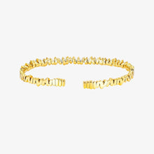 Load image into Gallery viewer, 18K Classic White Diamond Baguette Bangle
