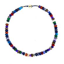 Load image into Gallery viewer, Joor 10K Candy Gem Necklace Twilight 16''
