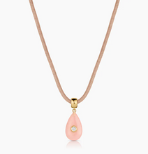Load image into Gallery viewer, Bardot Pink Jade Bail Charm
