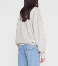 Load image into Gallery viewer, Miles Sweatshirt  Anine Bing Washed White Leopard
