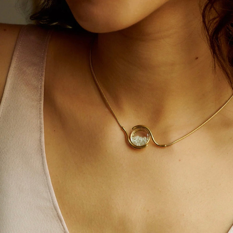 18K Clave Necklace alternate view