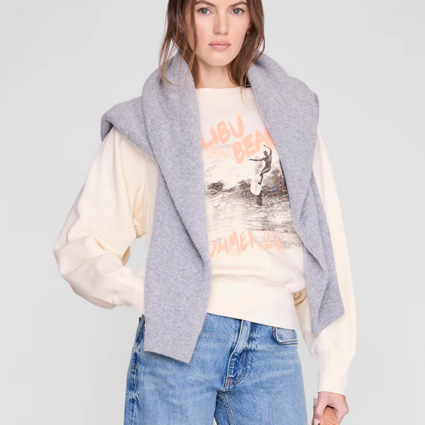 Harry Shrunken Sweatshirt Surfer — Pink Lagoon Boutique, Solana Beach