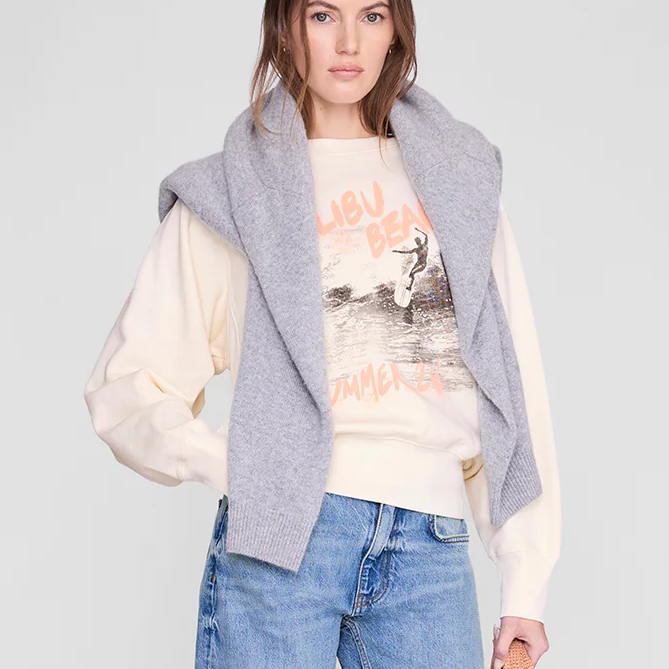 Harry Shrunken Sweatshirt Surfer