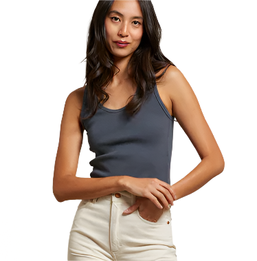 Blondie Structured Rib Bra Friendly Tank