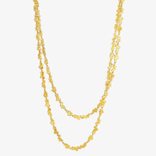 Load image into Gallery viewer, Golden Cluster Tennis Necklace
