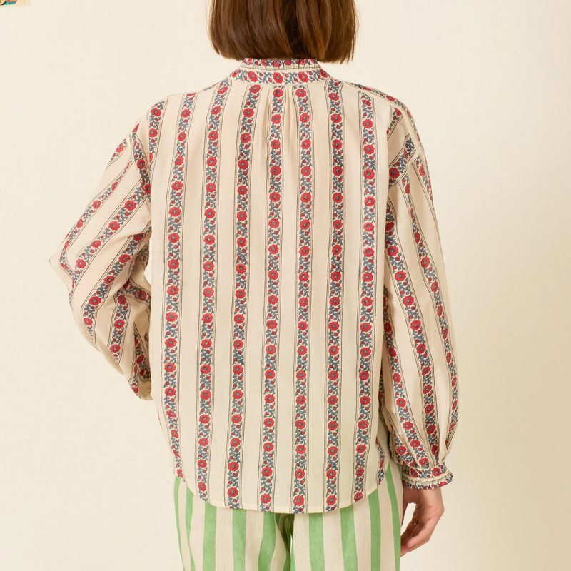 Poet Roseband Stripe Blouse alternate view