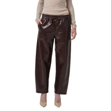 Load image into Gallery viewer, rework pull on recycled leather
