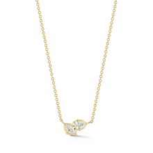 Load image into Gallery viewer, 18K Poppy Two Stone Pendant
