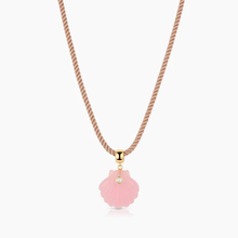 Load image into Gallery viewer, Coquille Pink Jade Bail Charm
